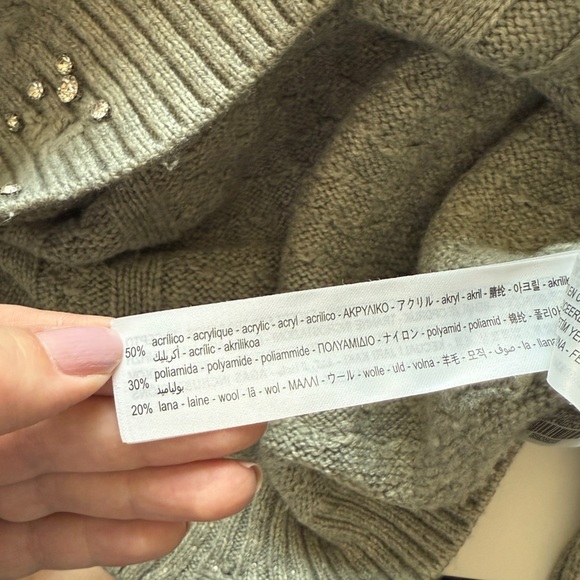 Zara Beige Cable Knit Sweater - Picture 11 of 12